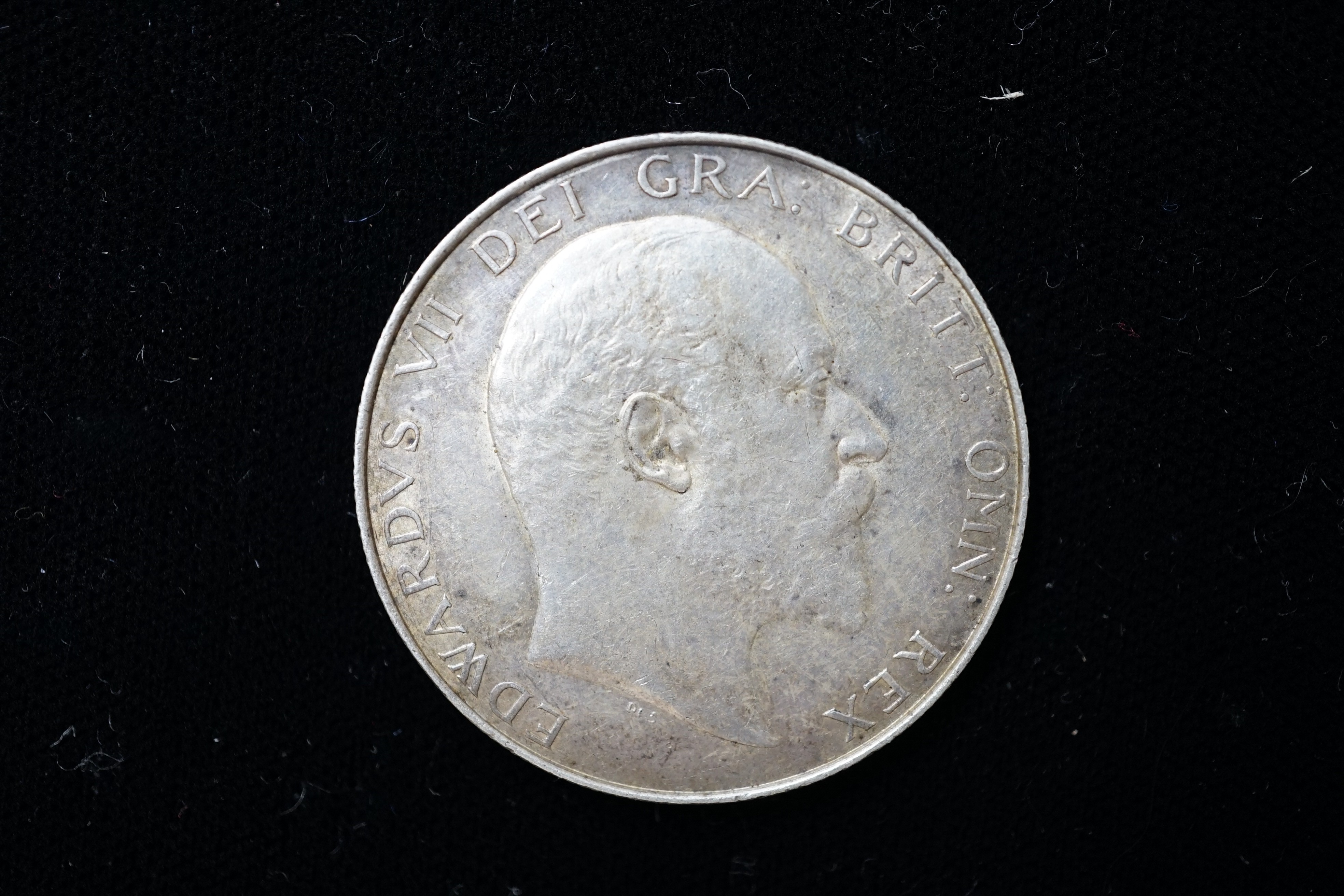 UK coins, Edward VII half crown 1908, good VF